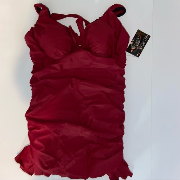 NWT Kiyonna Kelly Swimsuit - Size 1X (14-16) - Picture 4 of 5